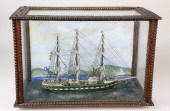 DIORAMA OF THE CLIPPER SHIP SO