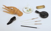 Dip pens, snuff boxes, collect
