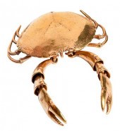 DIQUIS STYLE GOLD ALLOY CRAB W