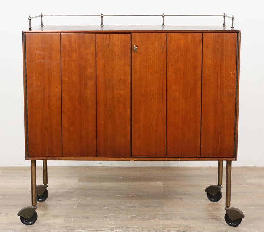 DIRECTIONAL BAR CART ATTRIBUTED
