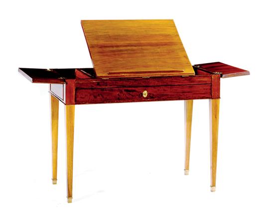 Directoire mahogany table a la
