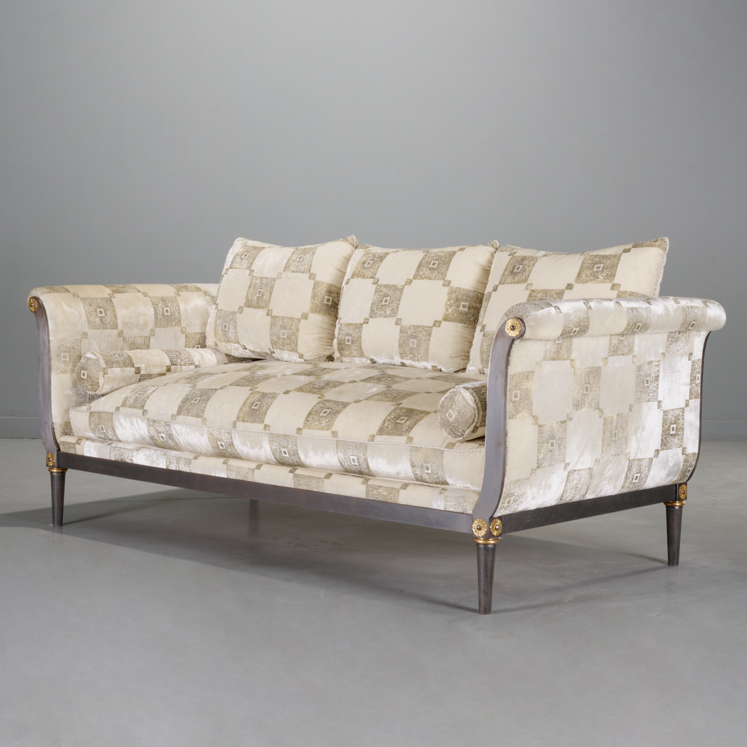 DIRECTOIRE STYLE BRUSHED STEEL