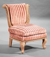DIRECTOIRE-STYLE CARVED AND PA
