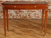 DIRECTOIRE STYLE MAHOGANY LEAT