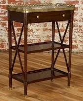 DIRECTOIRE STYLE MARBLE TOP ST