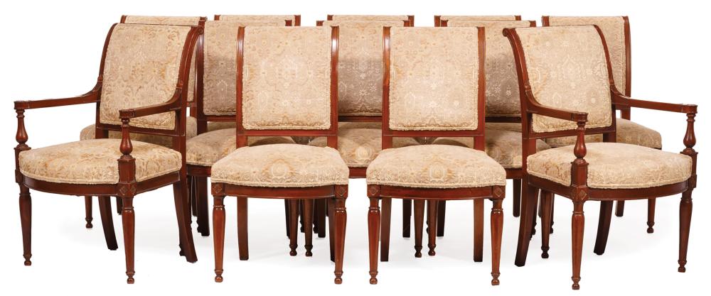 DIRECTOIRE-STYLE WALNUT DINING