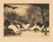 DIRK BAKSTEEN, WINTER LANDSCAP