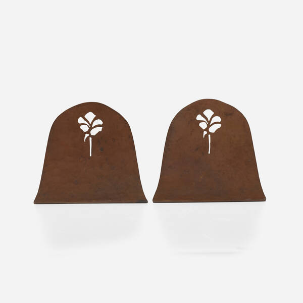 Dirk van Erp. Bookends, pair. c.