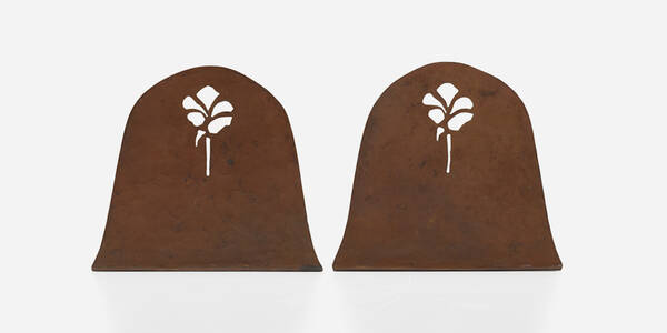 Dirk van Erp. Bookends, pair. c.