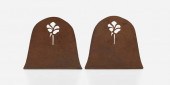 Dirk van Erp. Bookends, pair.