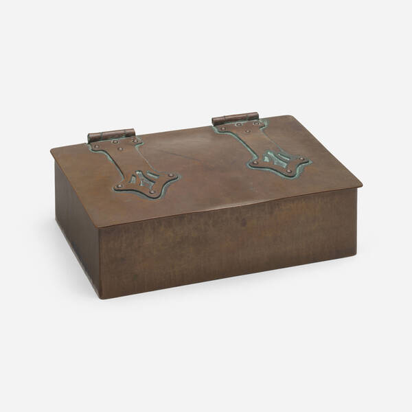 Dirk van Erp. Early jewelry box. c.