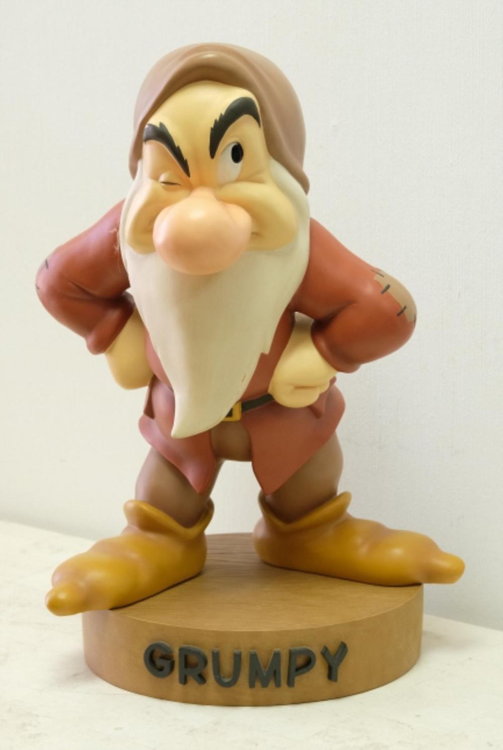 DISNEY BIG FIG STATUE GRUMPY SNOW