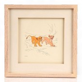 DISNEY ENGRAVED ETCH LION KING