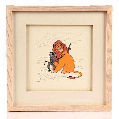 DISNEY ENGRAVED ETCH LION KING