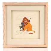 DISNEY ENGRAVED ETCH LION KING