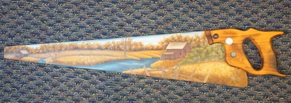 DISSTON HAND PAINTED SAWDisston