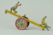 DISTLER CLOWNS ON SEE-SAW TOY