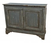DISTRESSED PAINTED WOOD SIDEBO