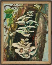 DIXIE DURHAM O/C PAINTING, TRE