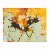 DIXIE PURVIS, ABSTRACT OIL, "F