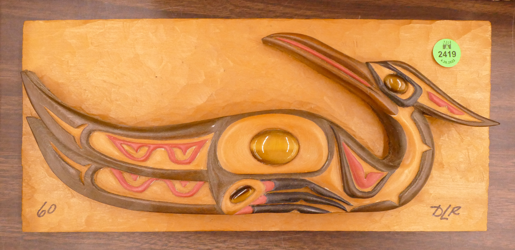 Dixy Lee Ray 'Loon' Cedar Carved