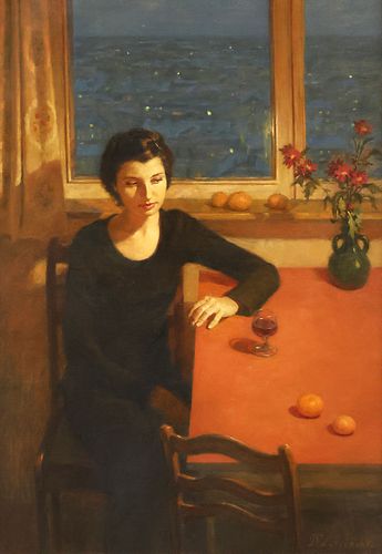 DMITRY LISICHENKO (B.1976) WOMAN IN