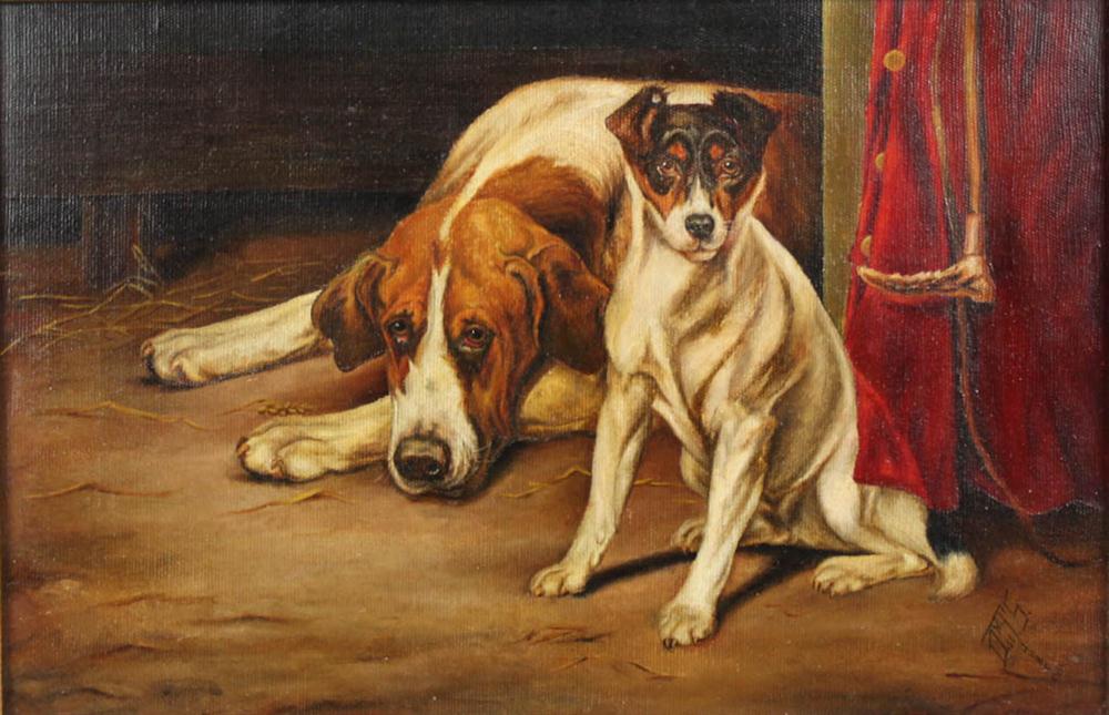 D.M.T.S. JACK RUSSELL AND HOUND Oil