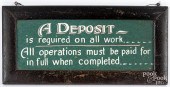 DOCTOR CARDBOARD TRADE SIGN, E