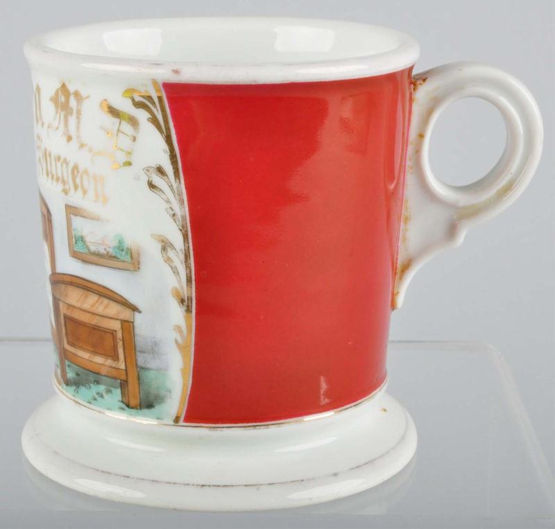 Doctor Shaving Mug.  Description