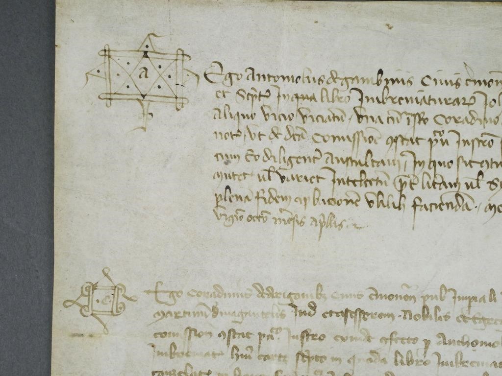 DOCUMENT: 1350 VELLUM SIGNUM