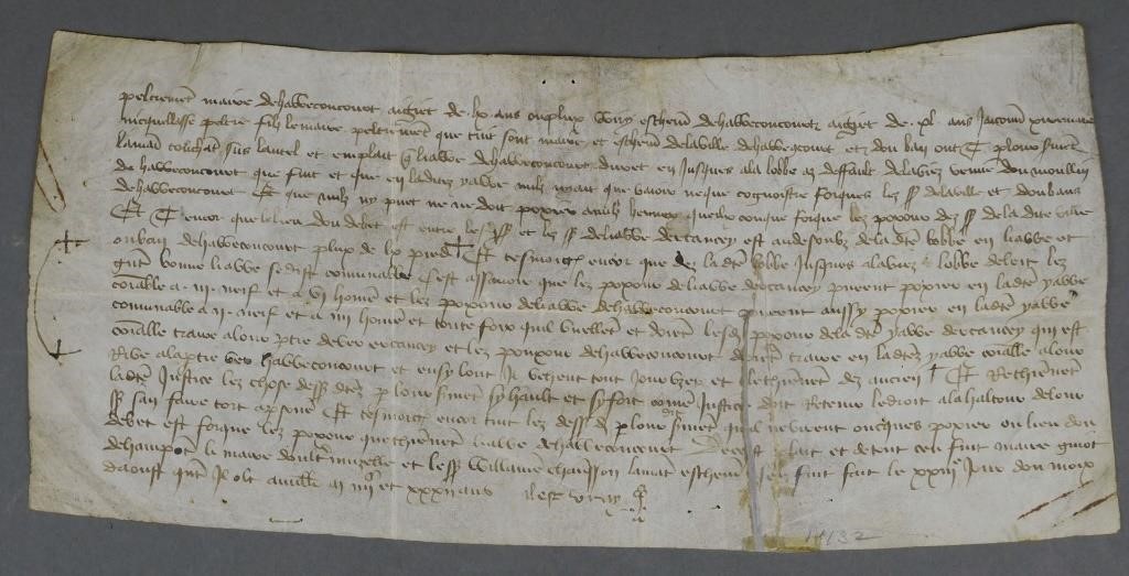 DOCUMENT: 15TH CENTURY FRENCH