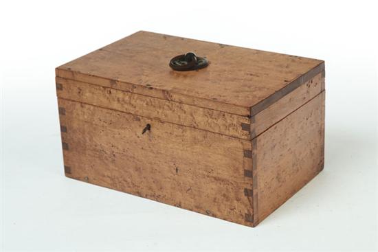 DOCUMENT BOX.  American  mid 19th
