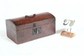 DOCUMENT BOX AND SHOREBIRD.  A
