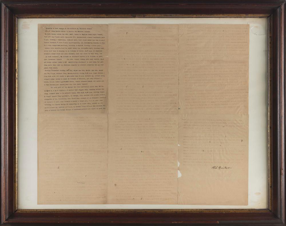 DOCUMENT "EVENTFUL AND LAST VOYAGE"