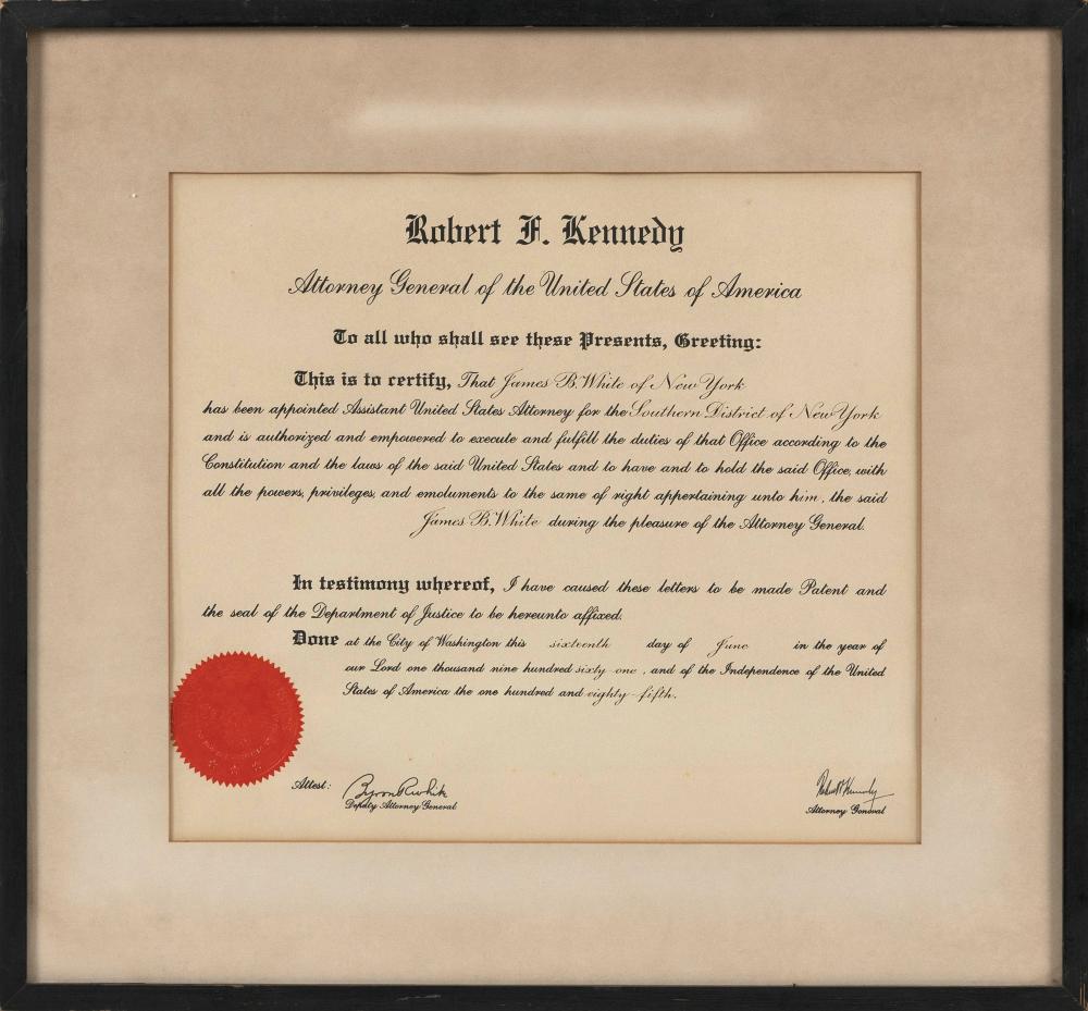 DOCUMENT PERTAINING TO ROBERT F.