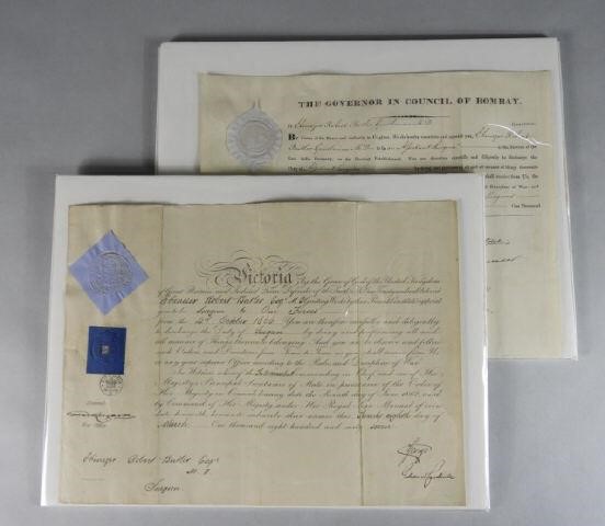 DOCUMENTS, MILITARIA, BOMBAY