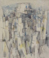 DODD Lamar. 1957 Watercolor. M