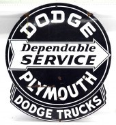 DODGE PLYMOUTH DOUBLE SIDED PO