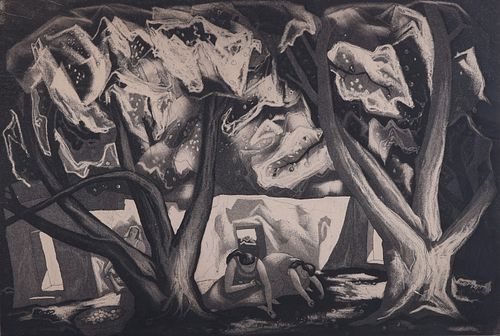 DOEL REED "WOMEN GATHERING