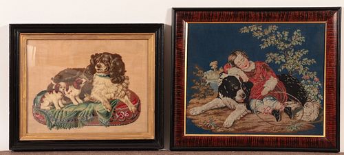 DOG AND CHILD, DOG WITH PUPPIES