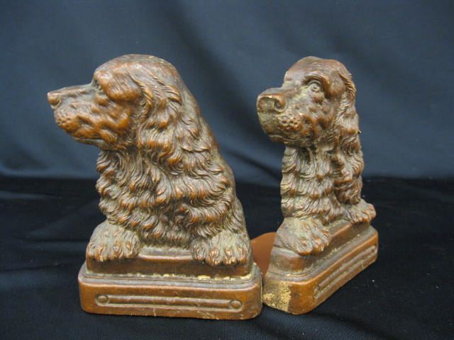Dog Bookends.