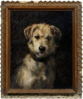 Dog portrait, P.H. Fisher, a r