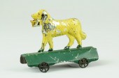 DOG WITH BASKET PULL TOY Attri