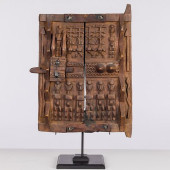 DOGON GRANARY DOOR ON STAND<br
