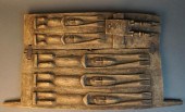 DOGON MALI RELIEF CARVED FRUIT