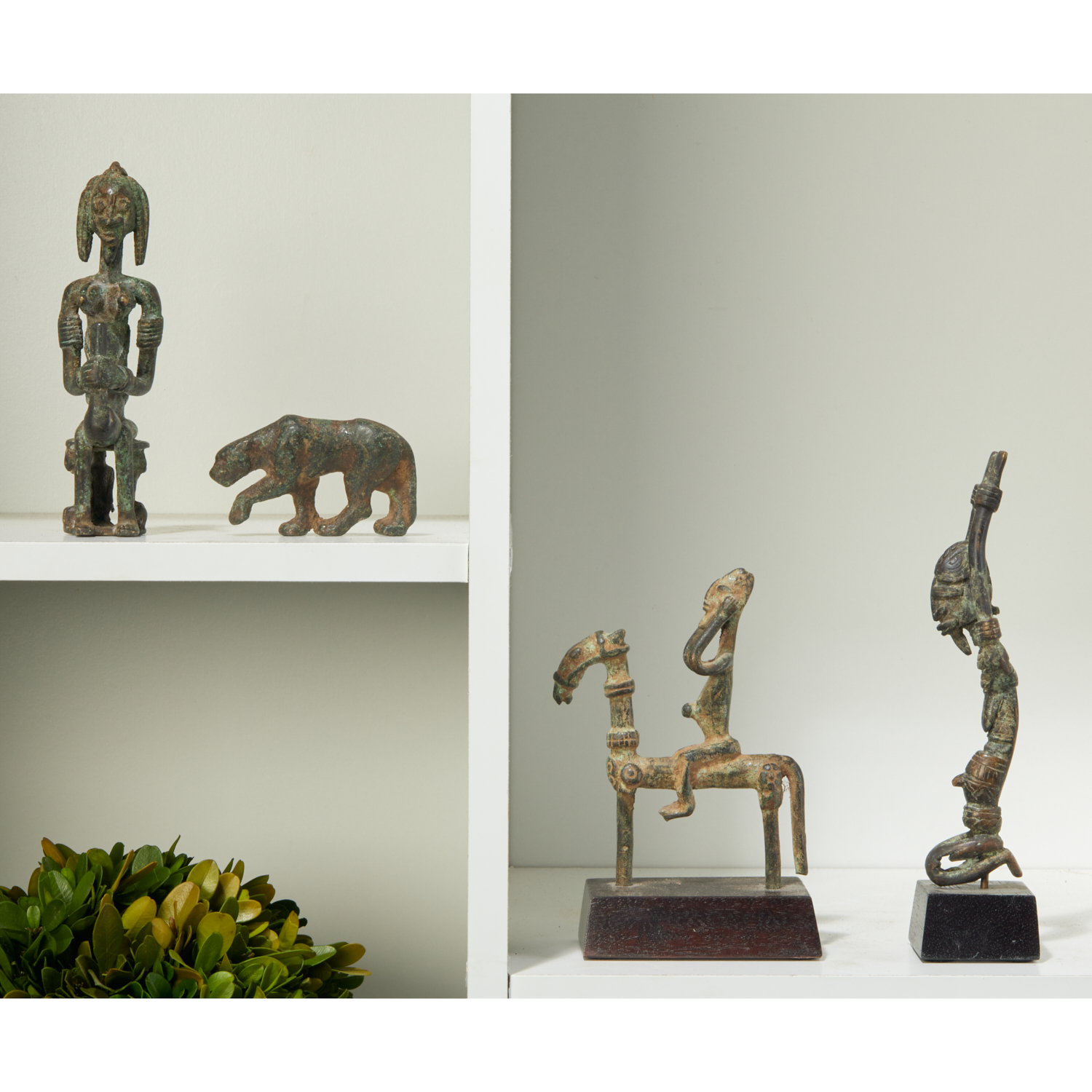 DOGON PEOPLES, (4) COPPER ALLOY