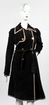 DOLCE & GABBANA BLACK SUEDE WI