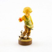 DOLFI WOODEN FIGURINE, BOY WIT