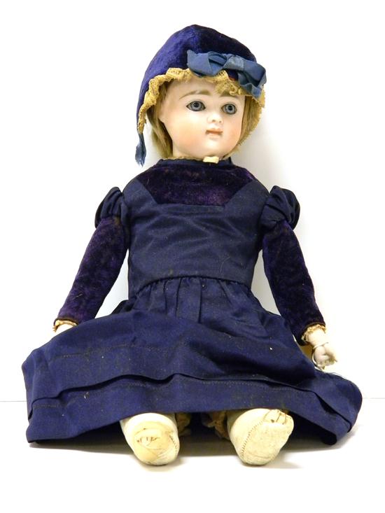 DOLL: 14'' bisque shoulder head
