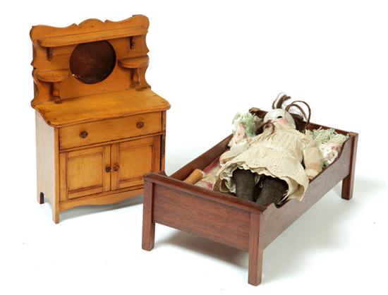 DOLL AND TWO PIECES OF